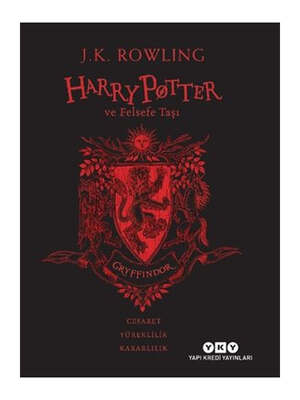 Yapı Kredi Yayınları Harry Potter ve Felsefe Taşı 20. Yıl Gryffindor Özel Baskısı - 1