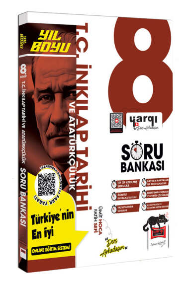 Yargı Ders Arkadaşım 8.Sınıf LGS T.C İnkılap Tarihi ve Atatürkçülük Yıl Boyu Soru Bankası - 1