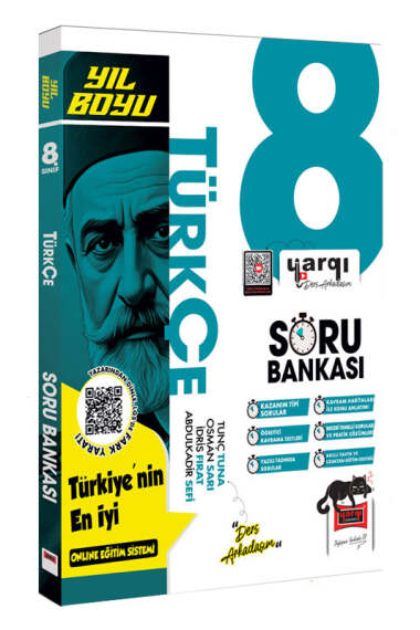 Yargı Ders Arkadaşım 8.Sınıf LGS Türkçe Yıl Boyu Soru Bankası - 1