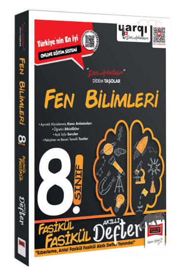 Yargı Ders Arkadaşım 8.Sınıf Fen Bilimleri Fasikül Fasikül Akıllı Defter - 1