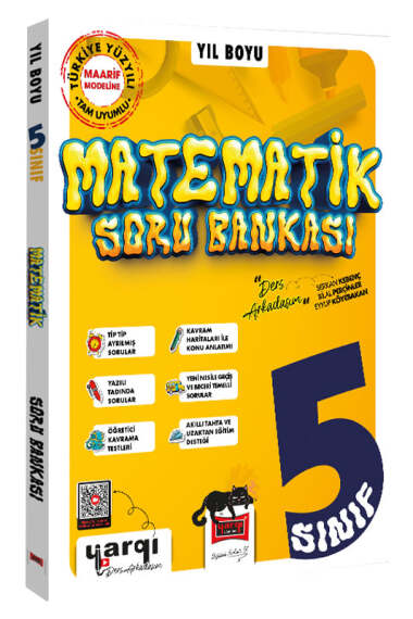 Yargı Ders Arkadaşım 5.Sınıf Matematik Yıl Boyu Soru Bankası - 1