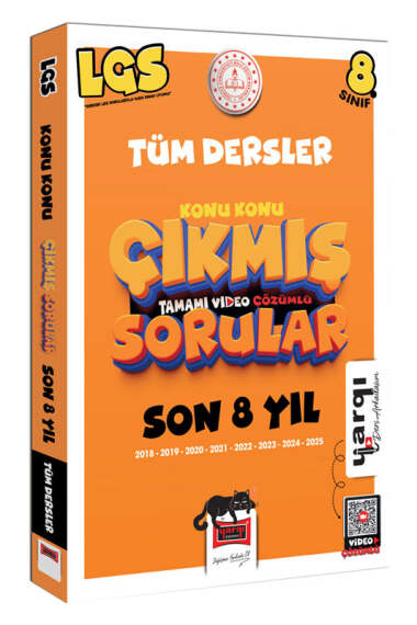 Yargı Ders Arkadaşım 8.Sınıf LGS 2018-2025 Tüm Dersler Konu Konu Son 8 Yıl Çıkmış Sorular - 1