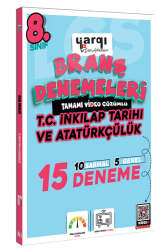 Yargı Ders Arkadaşım 8.Sınıf Tamamı Video Çözümlü T.C. İnkılap Tarihi ve Atatürkçülük 15 Branş Denemeleri - Yargı Ders Arkadaşım