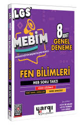 Yargı Ders Arkadaşım 8.Sınıf LGS MEBİM Fen Bilimleri 8 Adet Genel Deneme - Yargı Ders Arkadaşım