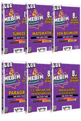 Yargı Ders Arkadaşım 8.Sınıf LGS MEBİM Tüm Dersler Deneme Seti 6 Kitap - Yargı Ders Arkadaşım