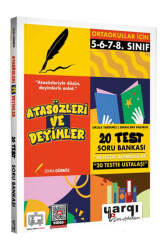 Yargı Ders Arkadaşım Ortaokullar İçin Atasözleri ve Deyimler Soru Bankası - Yargı Ders Arkadaşım