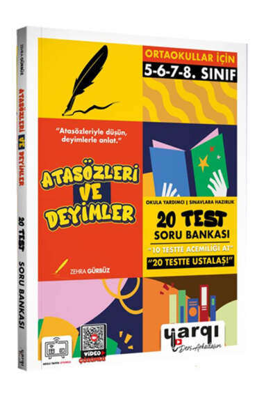 Yargı Ders Arkadaşım Ortaokullar İçin Atasözleri ve Deyimler Soru Bankası - 1