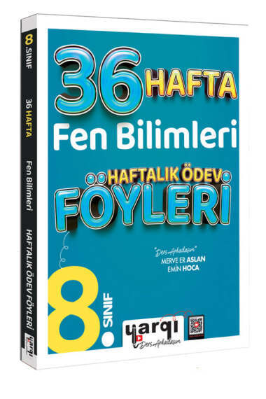 Yargı Ders Arkadaşım 8.Sınıf Fen Bilimleri 36 Haftalık Ödev Föyleri - 1