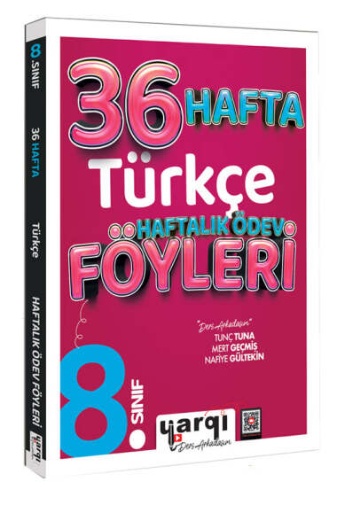 Yargı Ders Arkadaşım 8.Sınıf Türkçe 36 Haftalık Ödev Föyleri - 1