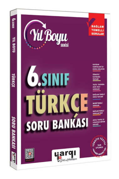 Yargı Ders Arkadaşım 6.Sınıf Türkçe Yıl Boyu Soru Bankası - 1
