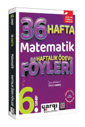 Yargı Ders Arkadaşım 6.Sınıf Matematik 36 Haftalık Ödev Föyleri - Yargı Ders Arkadaşım