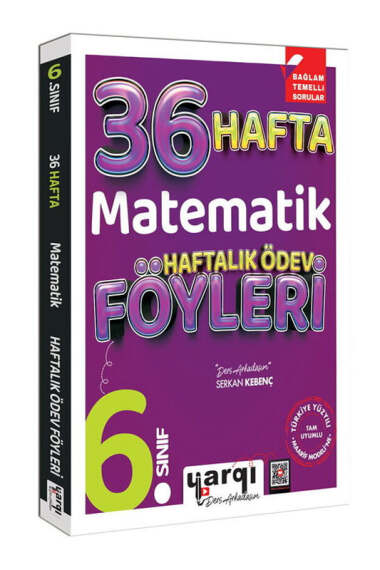 Yargı Ders Arkadaşım 6.Sınıf Matematik 36 Haftalık Ödev Föyleri - 1