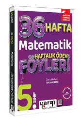 Yargı Ders Arkadaşım 5.Sınıf Matematik 36 Haftalık Ödev Föyleri - Yargı Ders Arkadaşım