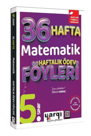Yargı Ders Arkadaşım 5.Sınıf Matematik 36 Haftalık Ödev Föyleri - 1