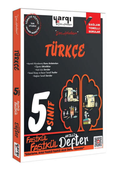 Yargı Ders Arkadaşım 5.Sınıf Türkçe Fasikül Fasikül Akıllı Defter - 1