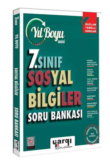 Yargı Ders Arkadaşım 7.Sınıf Yıl Boyu Sosyal Bilgiler Soru Bankası - 1
