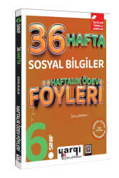 Yargı Ders Arkadaşım 6.Sınıf Sosyal Bilgiler 36 Haftalık Ödev Föyleri - Yargı Ders Arkadaşım