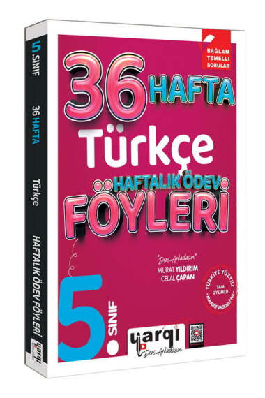 Yargı Ders Arkadaşım 5.Sınıf Türkçe 36 Haftalık Ödev Föyleri - 1
