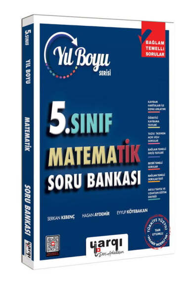 Yargı Ders Arkadaşım 5.Sınıf Matematik Yıl Boyu Soru Bankası - 1