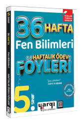 Yargı Ders Arkadaşım 5.Sınıf Fen Bilimleri 36 Haftalık Ödev Föyleri - Yargı Ders Arkadaşım