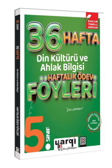 Yargı Ders Arkadaşım 5.Sınıf Din Kültürü ve Ahlak Bilgisi 36 Haftalık Ödev Föyleri - 1