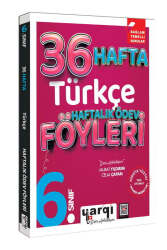 Yargı Ders Arkadaşım 6.Sınıf Türkçe 36 Haftalık Ödev Föyleri - Yargı Ders Arkadaşım