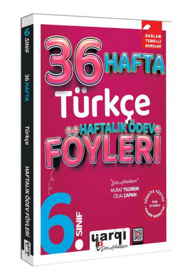 Yargı Ders Arkadaşım 6.Sınıf Türkçe 36 Haftalık Ödev Föyleri - 1