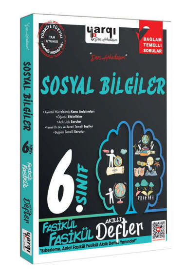 Yargı Ders Arkadaşım 6.Sosyal Bilgiler Fasikül Fasikül Akıllı Defter - 1