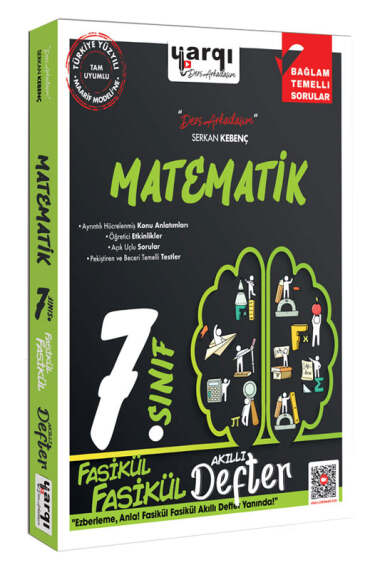 Yargı Ders Arkadaşım 7.Sınıf Matematik Fasikül Fasikül Akıllı Defter - 1