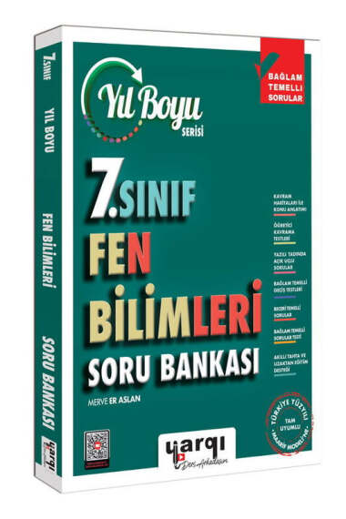 Yargı Ders Arkadaşım 7.Sınıf Fen Bilimleri Yıl Boyu Soru Bankası - 1