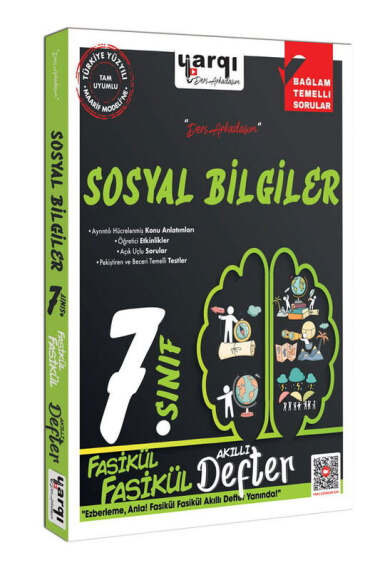 Yargı Ders Arkadaşım 7.Sosyal Bilgiler Fasikül Fasikül Akıllı Defter - 1