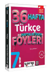 Yargı Ders Arkadaşım 7.Sınıf Türkçe 36 Haftalık Ödev Föyleri - Yargı Ders Arkadaşım