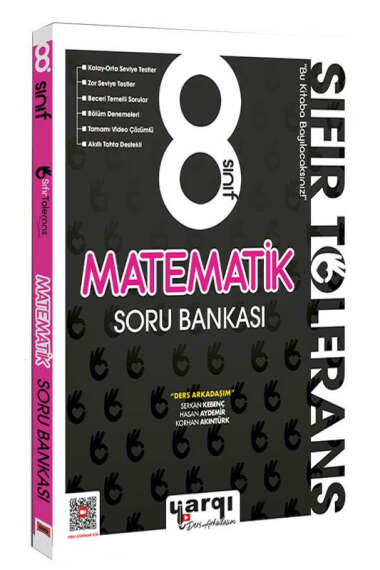 Yargı Ders Arkadaşım 8.Sınıf Sıfır Tolerans Matematik Soru Bankası - 1