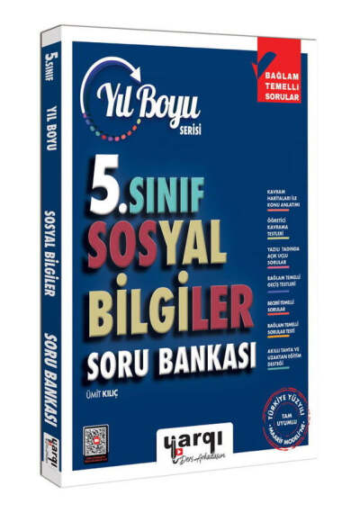 Yargı Ders Arkadaşım 5.Sınıf Sosyal Bilgiler Yıl Boyu Soru Bankası - 1