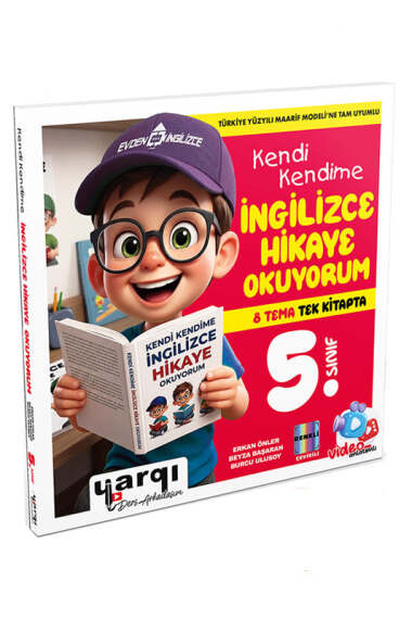 Yargı Ders Arkadaşım 5.Sınıf Kendi Kendime İngilizce Hikaye Okuyorum 8 Tema Tek Kitapta - 1
