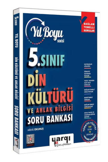 Yargı Ders Arkadaşım 5.Sınıf Din Kültürü ve Ahlak Bilgisi Yıl Boyu Soru Bankası - 1
