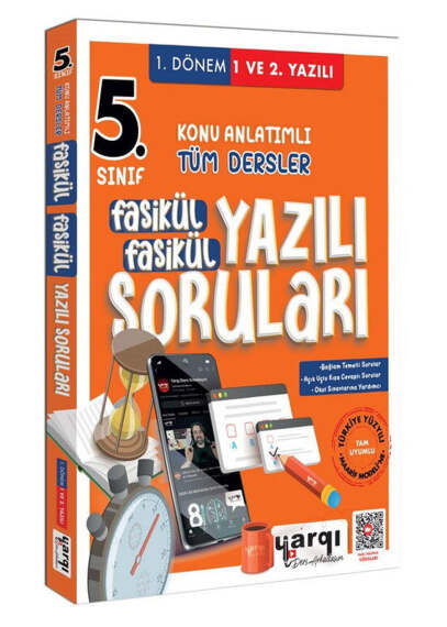 Yargı Ders Arkadaşım 5. Sınıf 1. Dönem Konu Anlatımlı Tüm Dersler Fasikül Fasikül Yazılı Soruları - 1