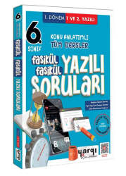 Yargı Ders Arkadaşım 6. Sınıf 1. Dönem Konu Anlatımlı Tüm Dersler Fasikül Fasikül Yazılı Soruları - Yargı Ders Arkadaşım