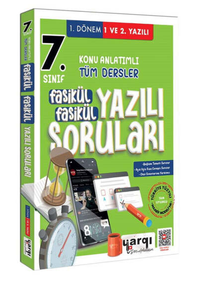 Yargı Ders Arkadaşım 7. Sınıf 1. Dönem Konu Anlatımlı Tüm Dersler Fasikül Fasikül Yazılı Soruları - 1