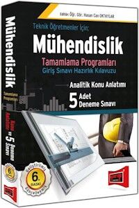 Mühendislik Tamamlama Programları Analitik Konu Anlatımlı 5 Adet Deneme Sınavı Yargı Yayınları 2016 - 1