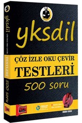 Yargı Yayınları - Yargı Yayınları YKSDİL Çöz İzle Oku Çevir Testleri 500 Soru
