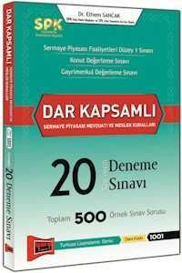 SPK Dar Kapsamlı Sermaye Piyasası Mevzuatı ve Meslek Kuralları Cevaplı 20 Deneme Sınavı Yargı Yayınları - 1