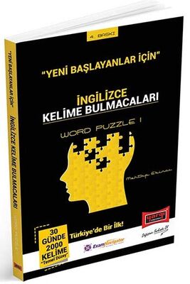 Yargı Yayınları Yeni Başlayanlar İçin İngilizce Kelime Bulmacaları Word Puzzle 1 - 1