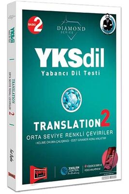 Yargı Yayınları YKSDİL Yabancı Dil Testi Translation 2 Orta Seviye Renkli Çeviriler - 1