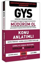 ​Yargı Yayınları GYS Kamu İktisadi Teşebbüslerinde (KİT’lerde) Çalışanlar İçin MÜDÜRÜM OL Konu Anlatımlı - Yargı Yayınları