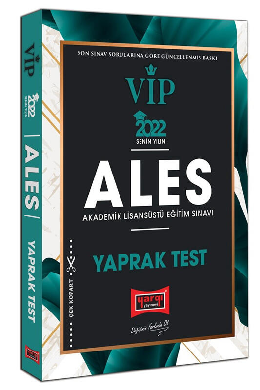 Yargı Yayınları 2022 ALES VIP Yaprak Test