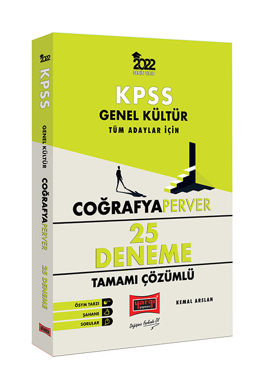 Yargı Yayınları 2022 KPSS Genel Kültür CoğrafyaPerver Tamamı Çözümlü 25 Deneme