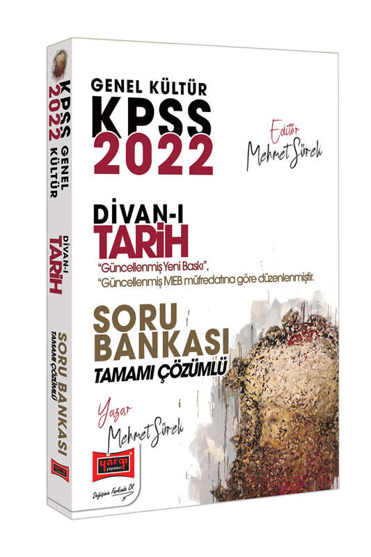 Yargı Yayınları 2022 KPSS Genel Kültür Divan-ı Tarih Tamamı Çözümlü Soru Bankası