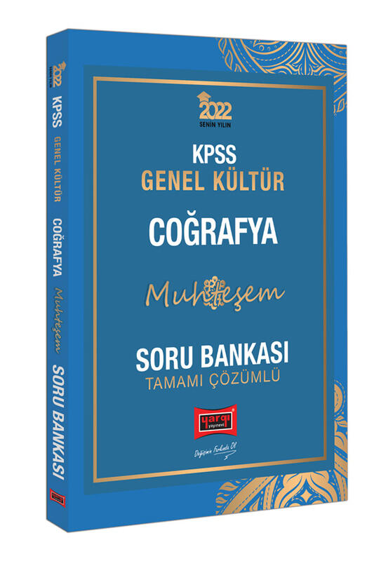 Yargı Yayınları 2022 KPSS Genel Kültür Muhteşem Coğrafya Tamamı Çözümlü Soru Bankası