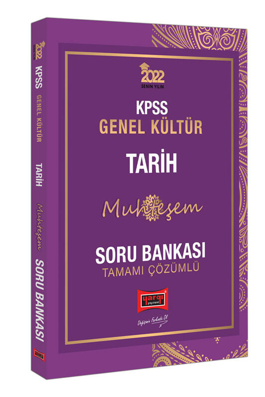 Yargı Yayınları 2022 KPSS Genel Kültür Muhteşem Tarih Tamamı Çözümlü Soru Bankası